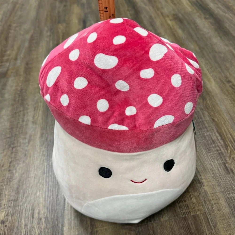 Kellytoy Squishmallows Malcolm Mushroom Plush‎ Toy 16 inch NWT
